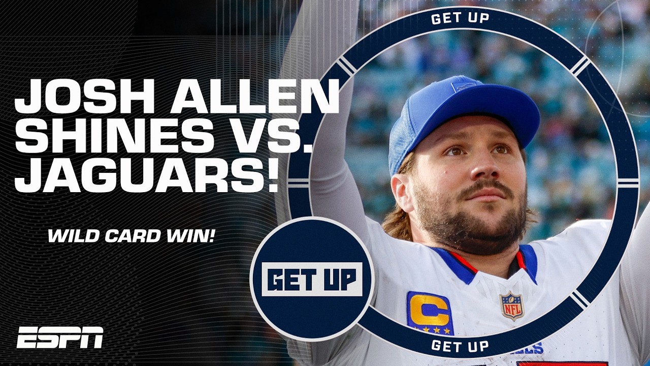 Damien Woody credits Josh Allen in win over Jags 😤 'He is ALL THE AVENGERS!' | Get Up