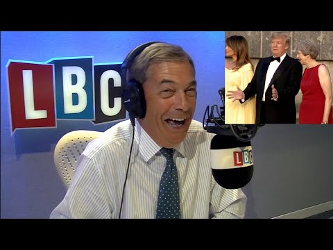 The Nigel Farage Show: Donald Trump in the UK. Love him/Hate him? LBC - 12th July 2018
