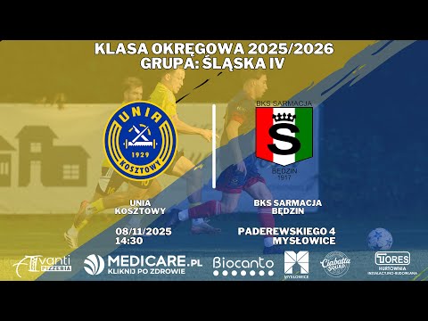 PORAŻKA Z LIDEREM!! UNIA KOSZTOWY - BKS SARMACJA BĘDZIN, SKRÓT MECZU (08.11.2025)