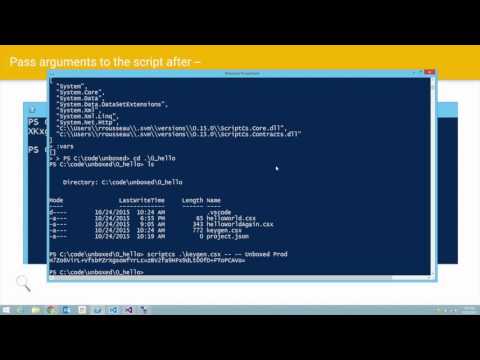 .NET Unboxed 2015 - Ryan Rousseau - Scripting with C# and scriptcs