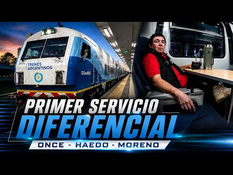 🚨🚂PRIMER VIAJE !!! SERVICIO DIFERENCIAL ONCE HAEDO MORENO TREN ONCE BRAGADO COMO COMPRAR PASAJES