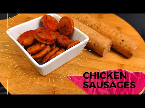 How to make chicken sausages at home | Easy chicken sausages recipe