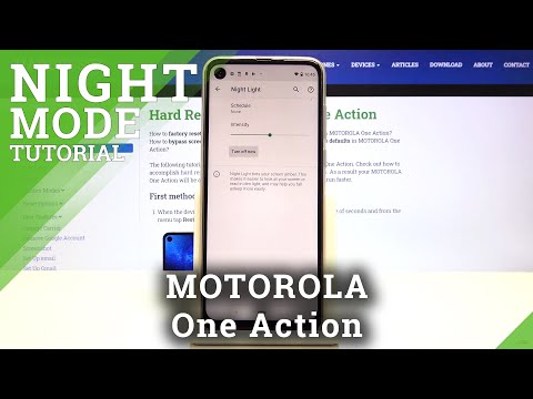 How to Enable Night Mode in Motorola One Action – Activate Night Light