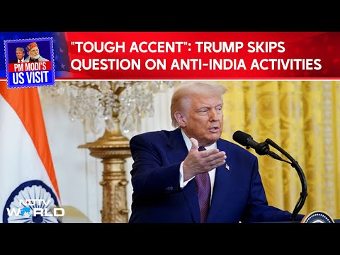 US News | Trump Skips Journo's Question On Anti-India Activities, Can't Understand Tough Accent