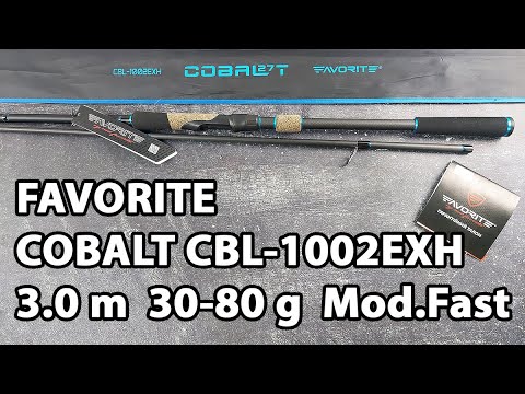Спінінг Favorite Cobalt CBL-1002EXH 3.0m, 30-80g, Mod.Fast