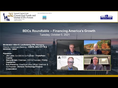 2021 Capital Link's 20th Annual CEF & Global ETFs Forum -BDCs Roundtable: Financing America’s Growth