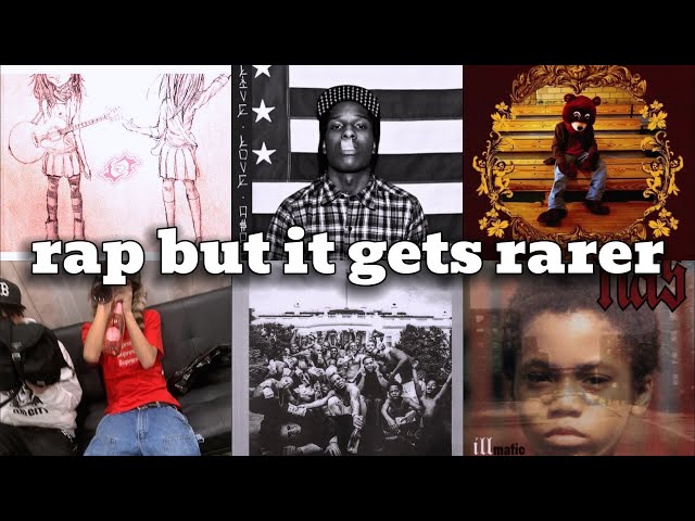 Hip Hop/Rap Genres But They Get Increasingly Rarer