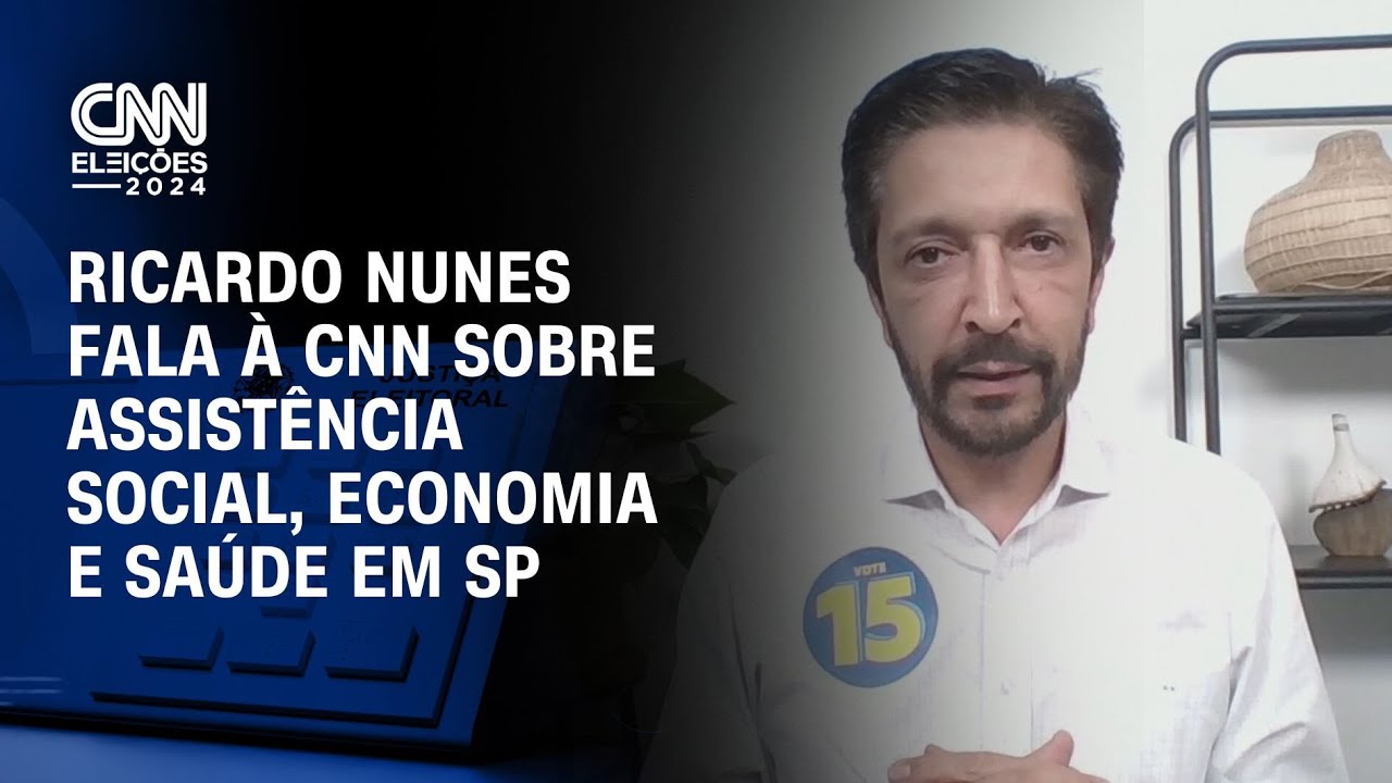 Ricardo Nunes fala à CNN sobre assistência social, economia e saúde em SP | CNN ARENA