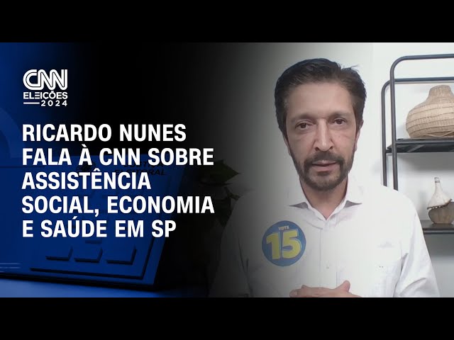 Ricardo Nunes fala à CNN sobre assistência social, economia e saúde em SP | CNN ARENA