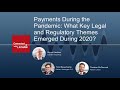 Connected With Latham: Payments During the Pandemic – Key Legal and Regulatory Themes in 2020