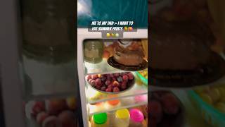 Summer fruits from dad , my refrigerator… #youtubeshorts #shukaralhamdulillah #tasty