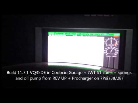 Coobcio Garage Supercharged VQ35DE First Tune After Build Engine