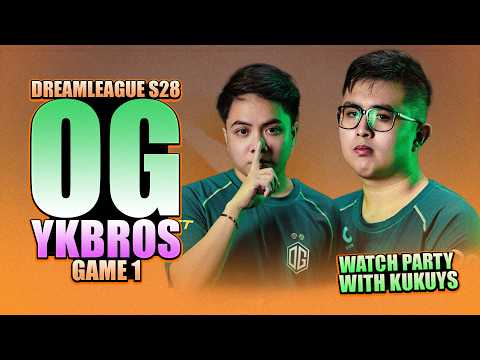 OG vs YAKULT BROS - GAME 1 - WATCH PARTY WITH KUKUYS - DreamLeague Season 28