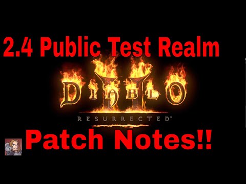 D2R 2.4 PTR Patch Notes & Launch Date! (Tuesday, January 25 PST)