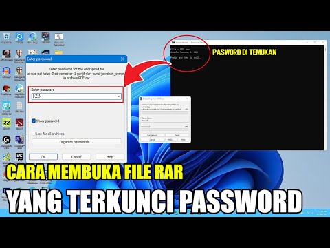 Cara Membuka File RAR Terkunci Password Tanpa Aplikasi
