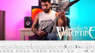 Bullet For My Valentine - &quot;Say Goodnight&quot; - Guitar Cover with On Screen Tabs(#27)