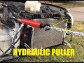 How I used Hydraulic Puller to straighten radiator frame