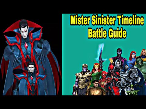 Mister Sinister Transcend Timeline Battle Guide With New Uniform - Marvel Future Fight