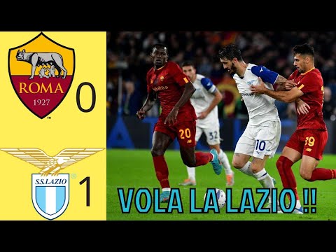 VOLA LA LAZIO, MA CHE BRUTTO DERBY ‼️ ROMA LAZIO 0-1 !