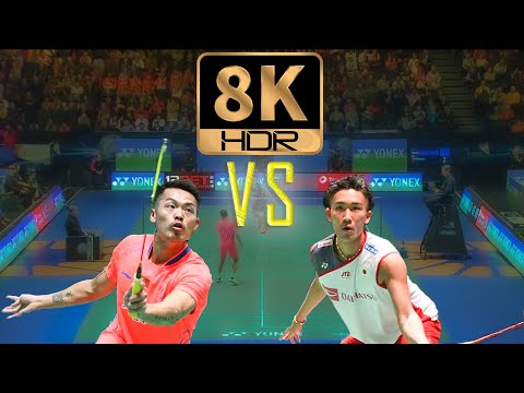 - 8K 50FPS HDR - MS - QF - Lin Dan vs Kento Momota - 2015 All England - Highlights -