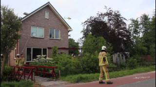 preview picture of video 'zwaargewonde bij woningbrand in Aalsmeer'