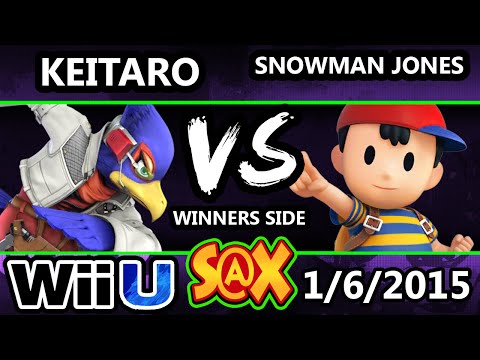 S@X - LoF | Keitaro (Falco) Vs. Snowman Jones (Ness) SSB4 Singles - Smash 4 Wii U