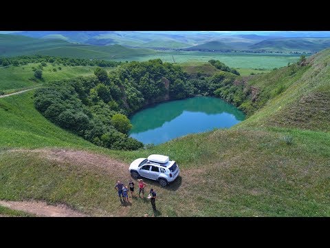 Невероятный Кавказ - Карстовые озёра Шадхурей и водопад Царская корона (Жетмиш-Суу)