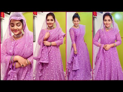 Bridal lehnga for wedding party | RARA | shaurya sanadhya label lehnga |lavender shade bridal lehnga Video