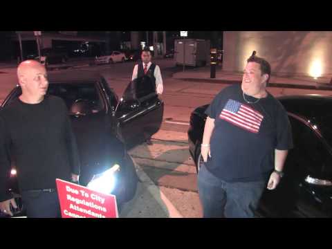 Jeff Ross and Ralphie May at Craig's Restaurant in West Hollywood