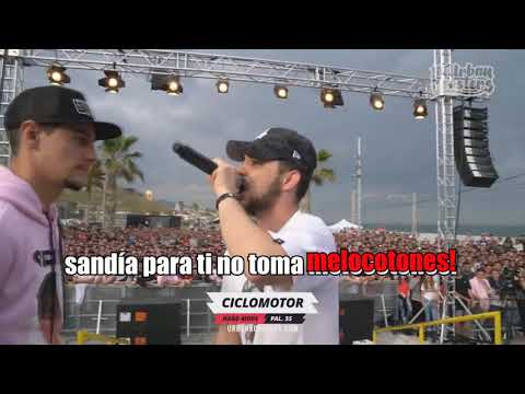 ZASKO vs Hander SUBTITULADO ¡TERMINACIÓN! | Hard mode FMS 2018 | MINUTOS PERFECTOS CON LETRA #7