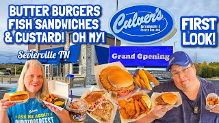 Culver’s Sevierville Tennessee Before It Opens! We Tried It All!