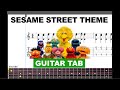 Sesame Street Theme Original Fingerstyle Guitar Tab