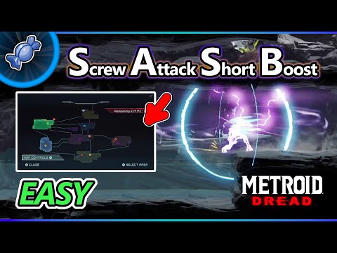 Metroid Dread - EASY Screw Attack Short Boost with Map Buffer - No Major Glitches (SASB NMG)