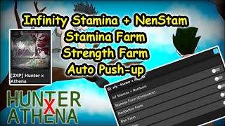 Roblox Hunter x Athena Script - Inf Stamina | Auto Push-up & More 2022