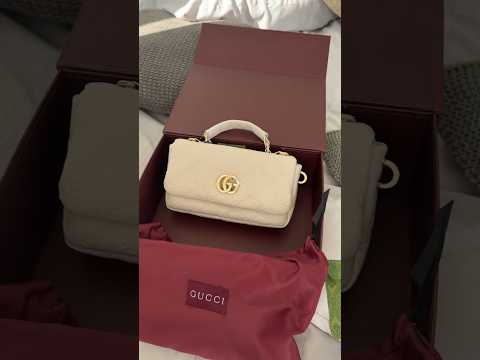 Gucci GG Milano Small Top Handle Bag in White Leather | Стильная и элегантная женская сумка Гуччи Милано, премиум стиль и качество - фото 1 - id-p2684452636