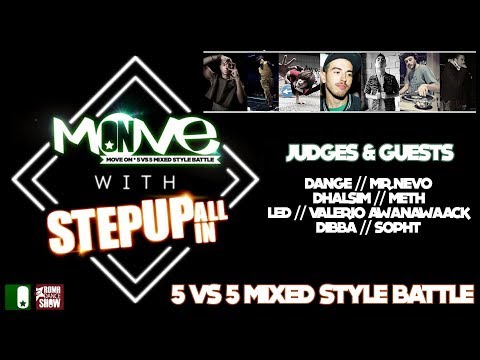 Judges showcase @MoveON Battle with Step Up All In