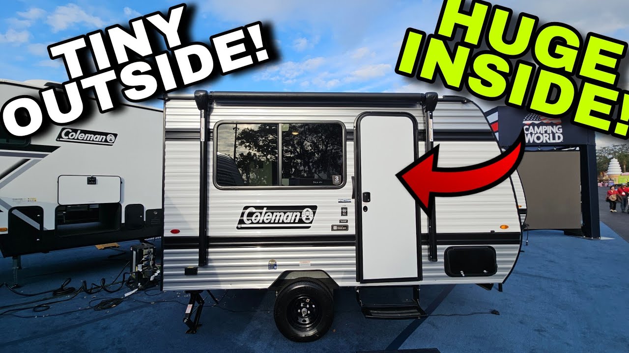 Tiny RV, HUGE Potential: The Coleman 13R - Your Blank Canvas for Camping!