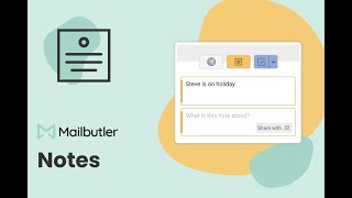 The Mailbutler Notes feature