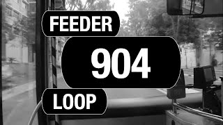 SMRT Buses Feeder 904 (BFTP 2018) | Bus Service Route Visual