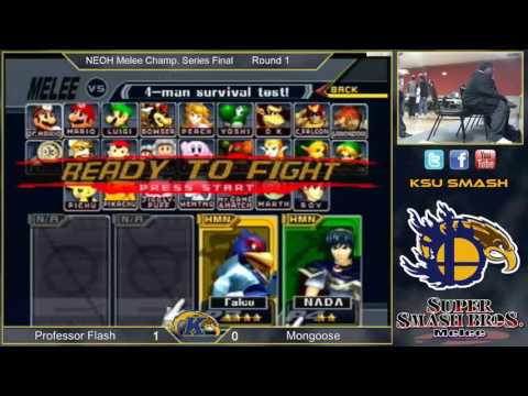 NEOH Melee CS Final - R1 Pool C4 Winner's Finals - Professor Flash (P3) vs mongoose (P4)
