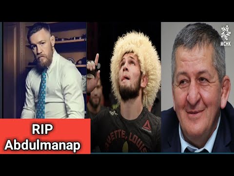 Conor  Mcgregor Shocks after Abdulmanap death news | UFC fighters  reactions to khabib nurmagomedov