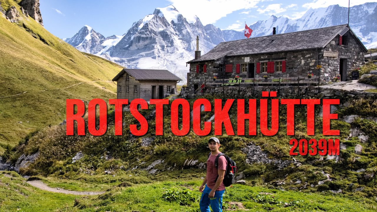 Embark on a virtual journey of the Rotstock Hut hike.