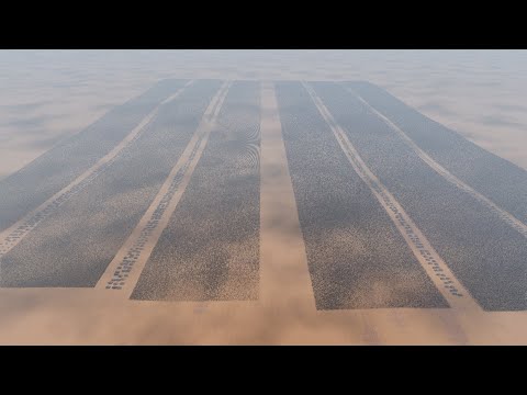 1 Million WW2 U.S Army Vs 1 Million WW2 German Army! - UEBS 2 | Ultimate Epic Battle Simulator 2