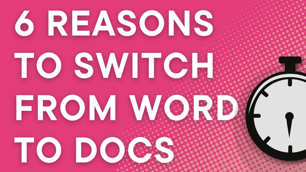 6 reasons to switch from Microsoft Word to Google Docs (2024)