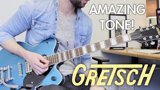 Video thumbnail for Gretsch 2622T Streamliner RIVIERA BLUE Demo/Review! | Amazing Tone! by Rob Galley