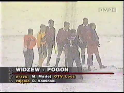 21.03.1998 Widzew Łódź - POGOŃ Szczecin - mecz przerwany