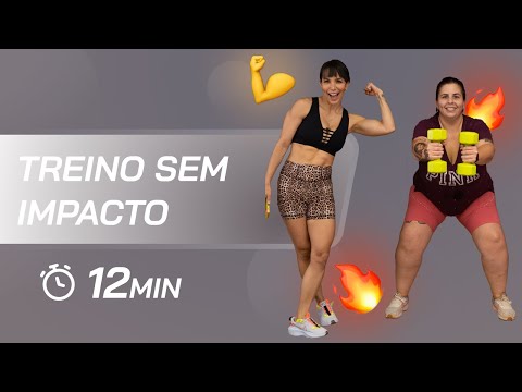 Exercícios somente em pé para emagrecer - Aeróbico para obesos - Carol Borba