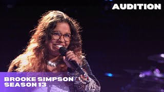 Brooke Simpson: &quot;Stone Cold&quot; (The Voice Season 13 Blind Audition)
