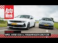 Opel Astra GSe vs. Volkswagen Golf GTE - AutoWeek dubbeltest