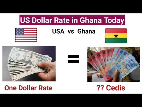 US Dollar rate in Ghana Cedis | Dollar to Ghana Cedis | Exchange Rate Dollar in Ghana Cedis